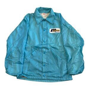 Vintage McCord Gaskets Windbreaker Jacket Size Small 70s Mechanic Topp Master